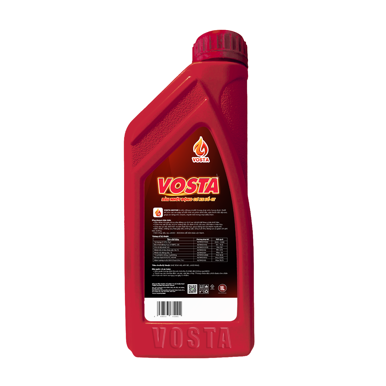 Dầu động cơ cho xe số 4T SAE 10W-40, API SP, JASO MA2 - Ảnh 2